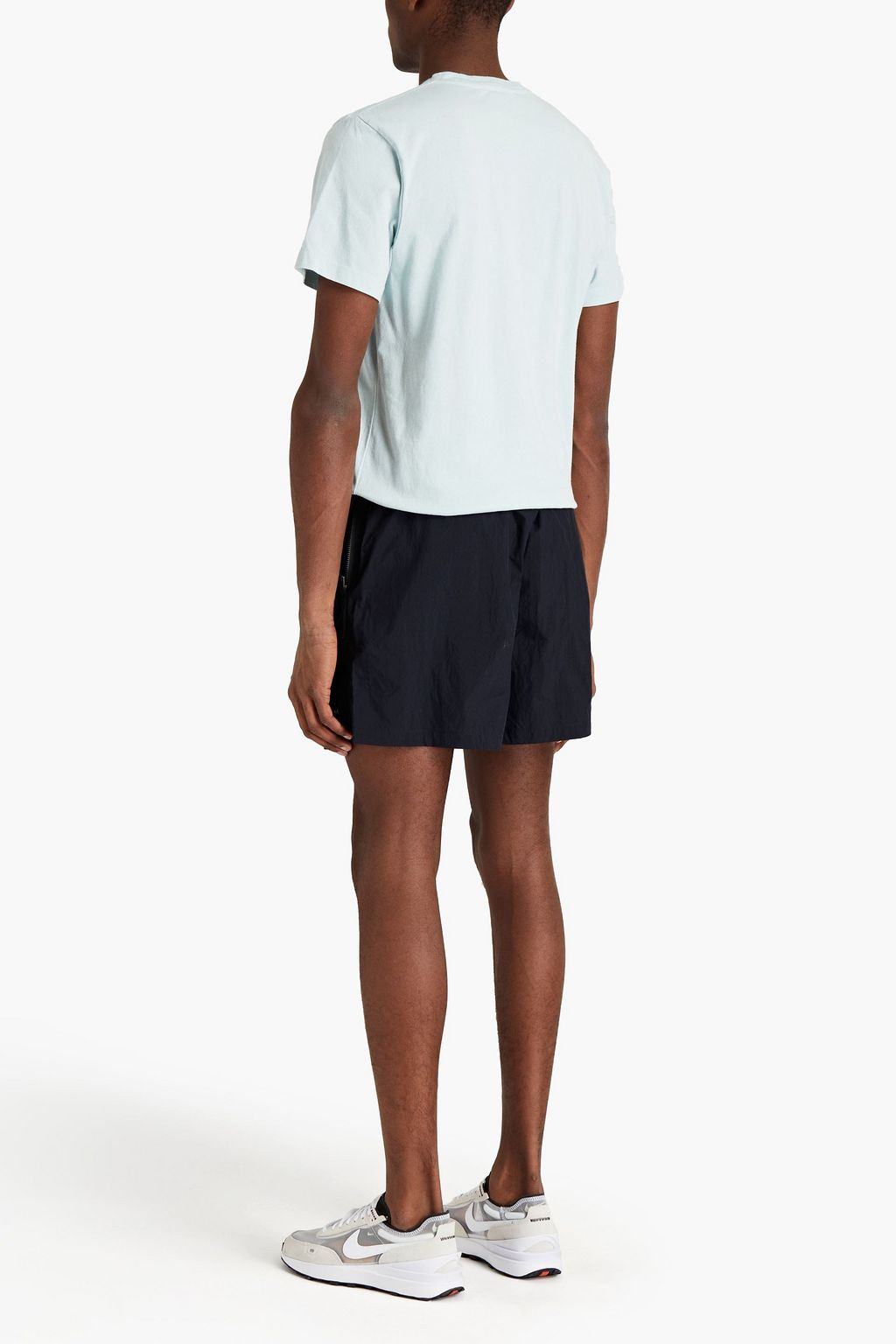 FRAME Logo-print shell shorts