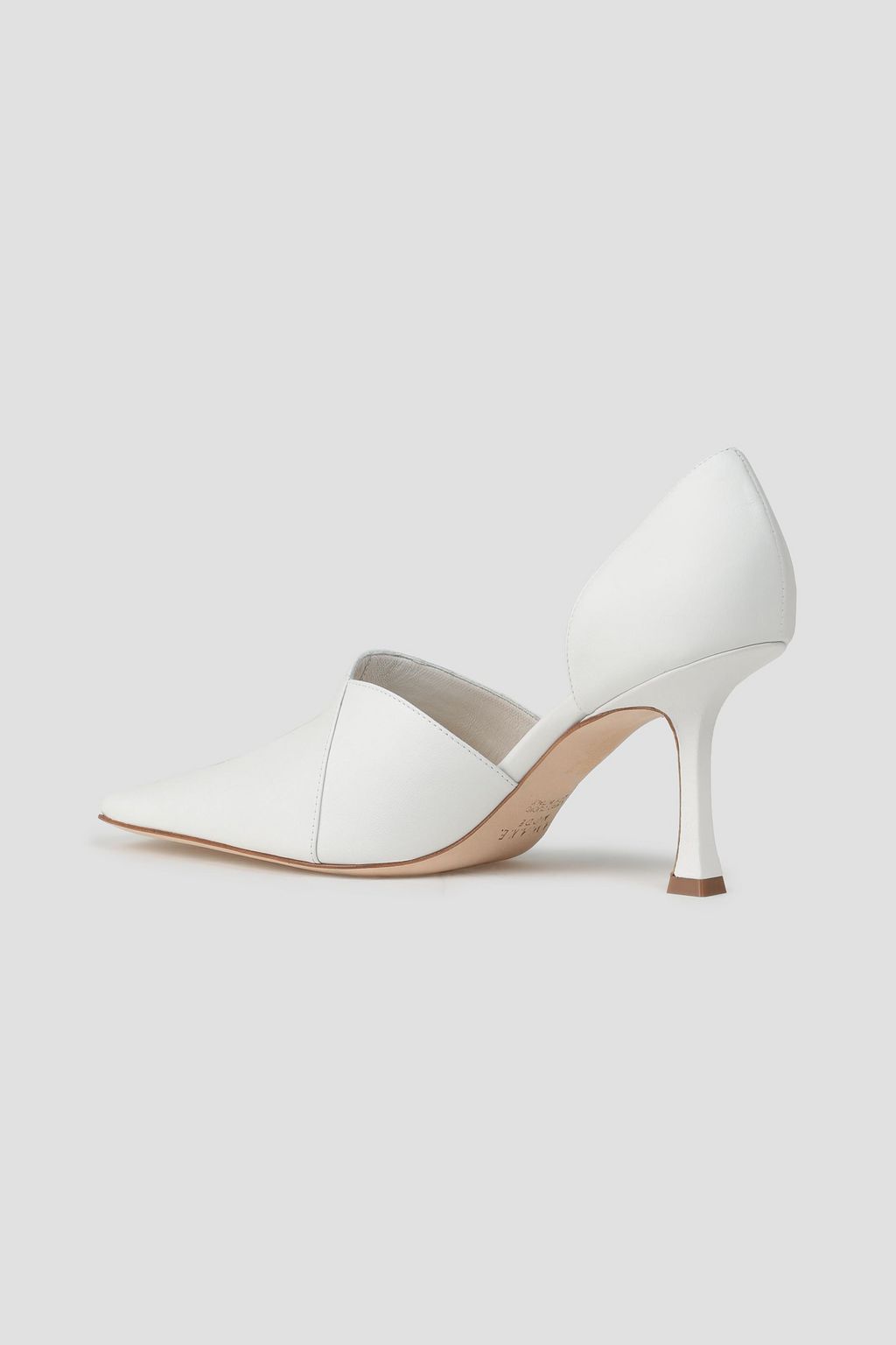 A.W.A.K.E. MODE Loretta cutout leather pumps