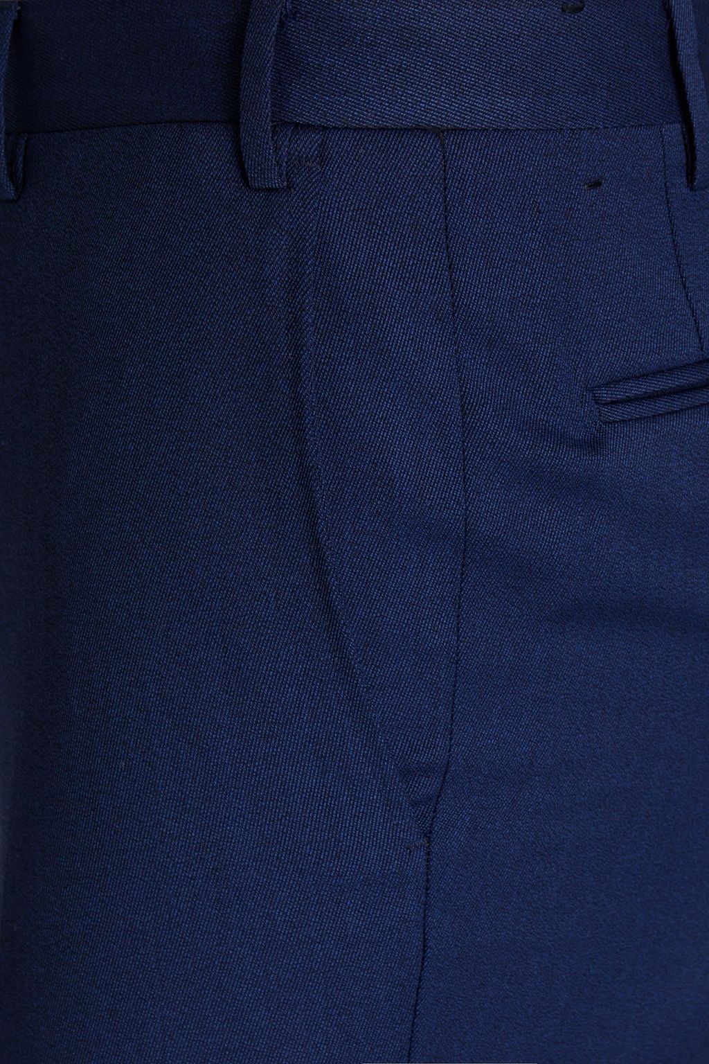 CORNELIANI Mélange wool-twill pants