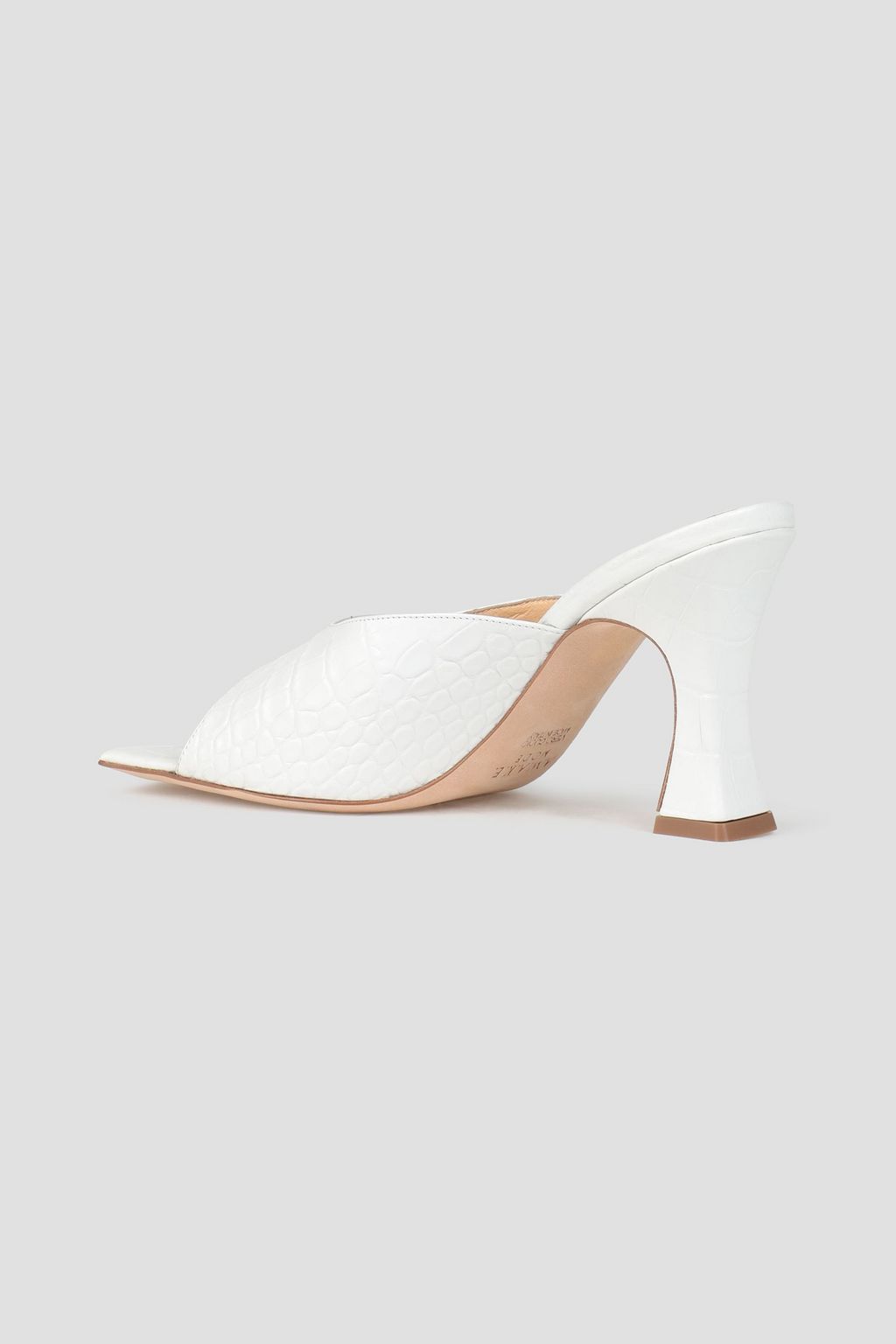 A.W.A.K.E. MODE Marion croc-effect leather mules
