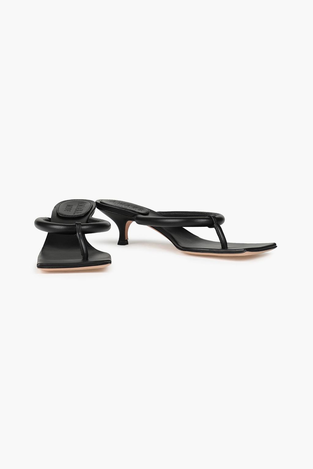 A.W.A.K.E. MODE Paige leather mules