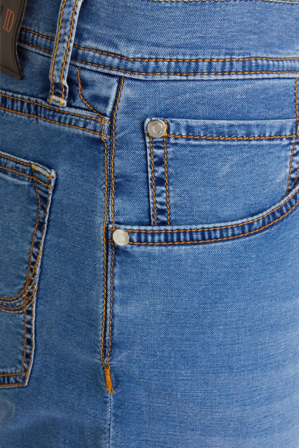 CORNELIANI ID Faded denim jeans