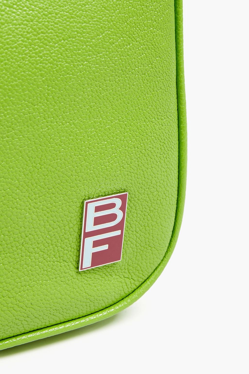 BY FAR Venice textured-leather shoulder bag