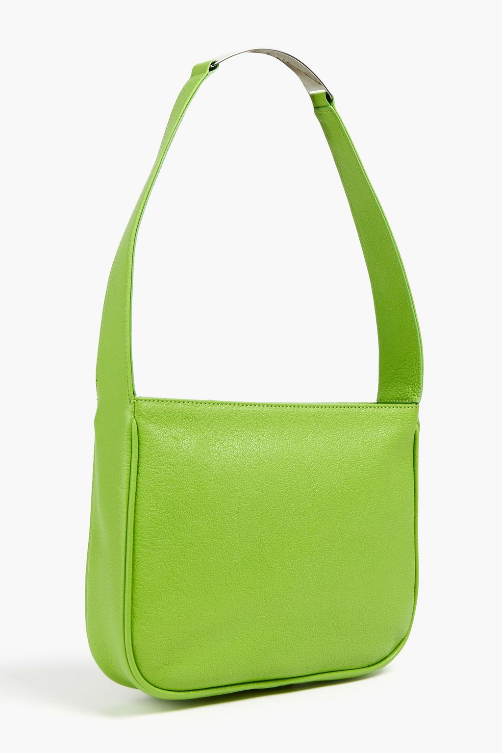 BY FAR Venice textured-leather shoulder bag