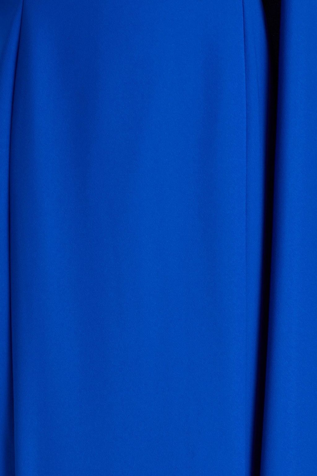 JENNY PACKHAM Tulle-paneled cape-effect crepe gown