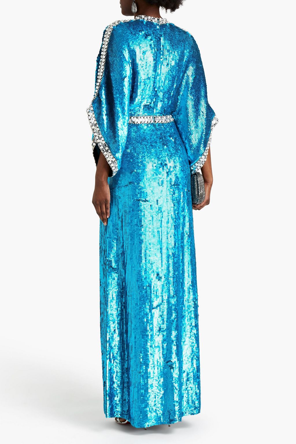 JENNY PACKHAM Embellished flocked tulle gown