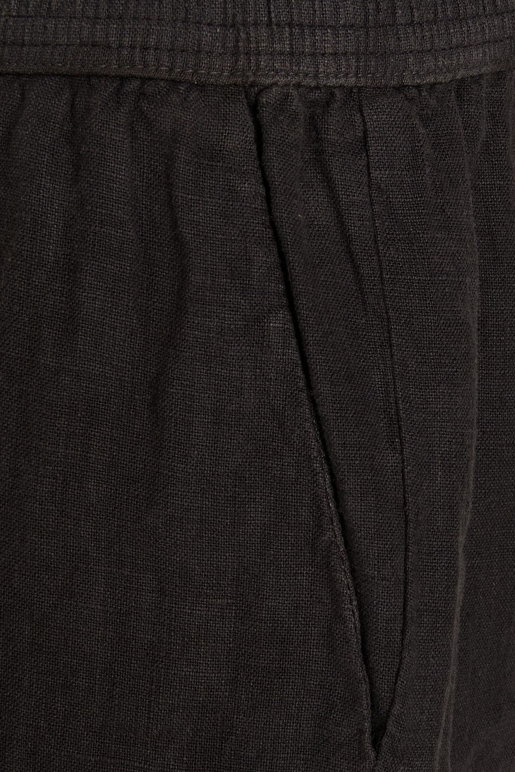 ENZA COSTA Gathered linen wide-leg pants