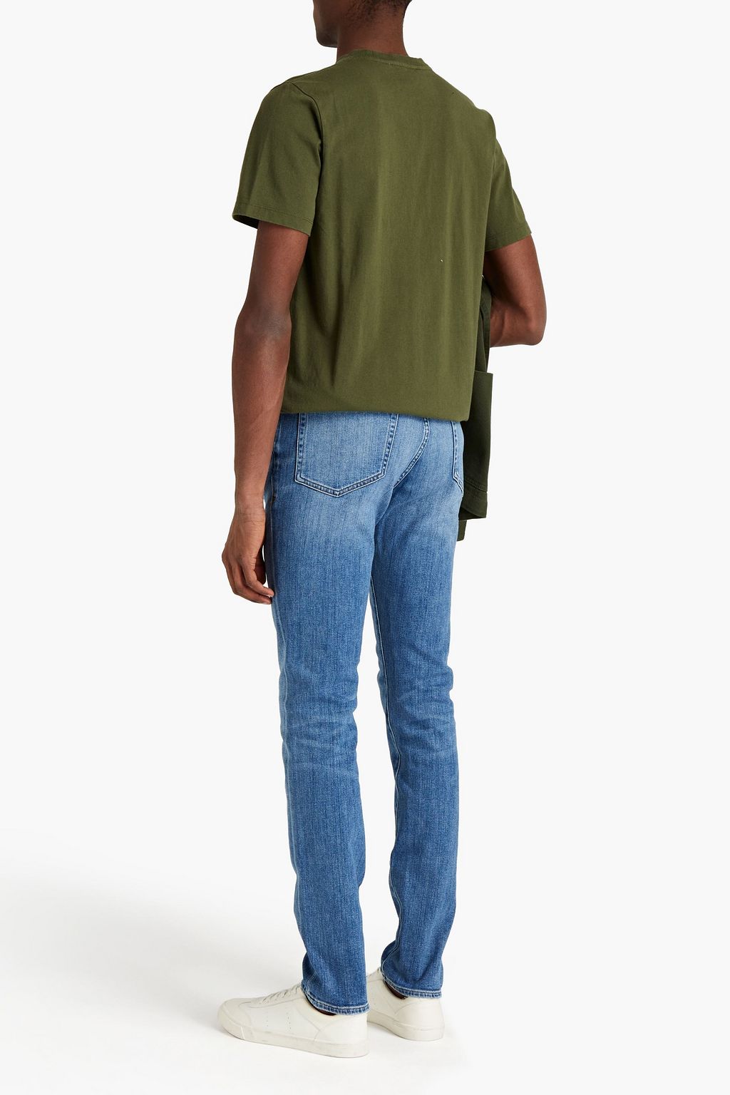 FRAME L'Homme skinny-fit distressed denim jeans