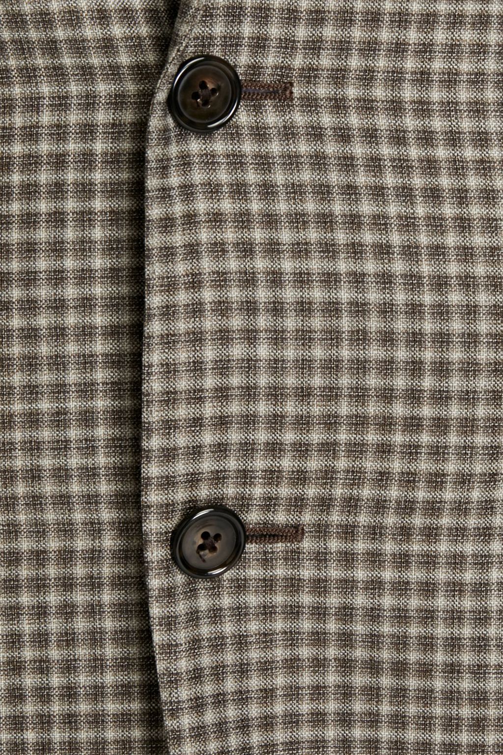 CORNELIANI Gingham wool blazer