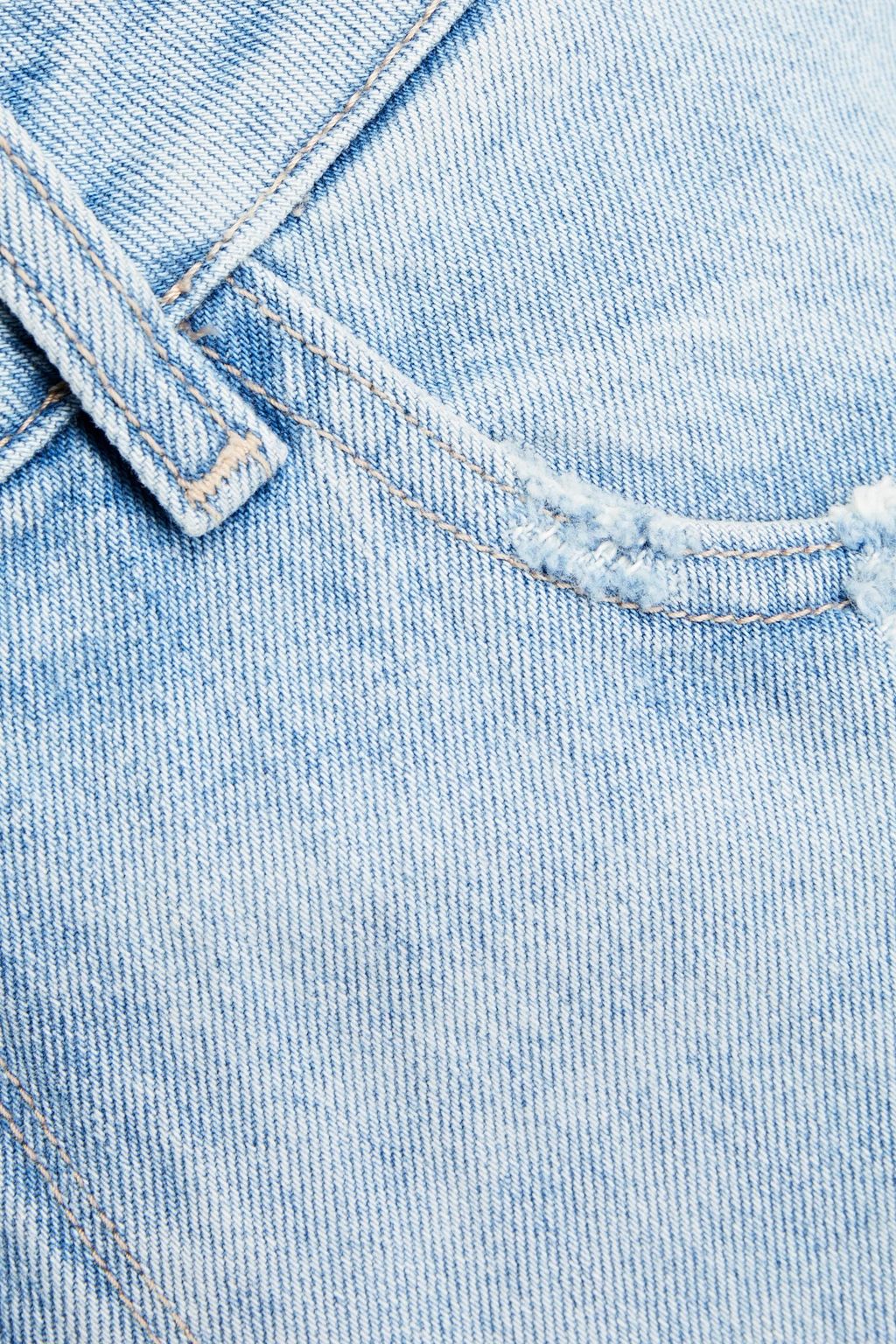 DL1961 Cropped high-rise straight-leg jeans