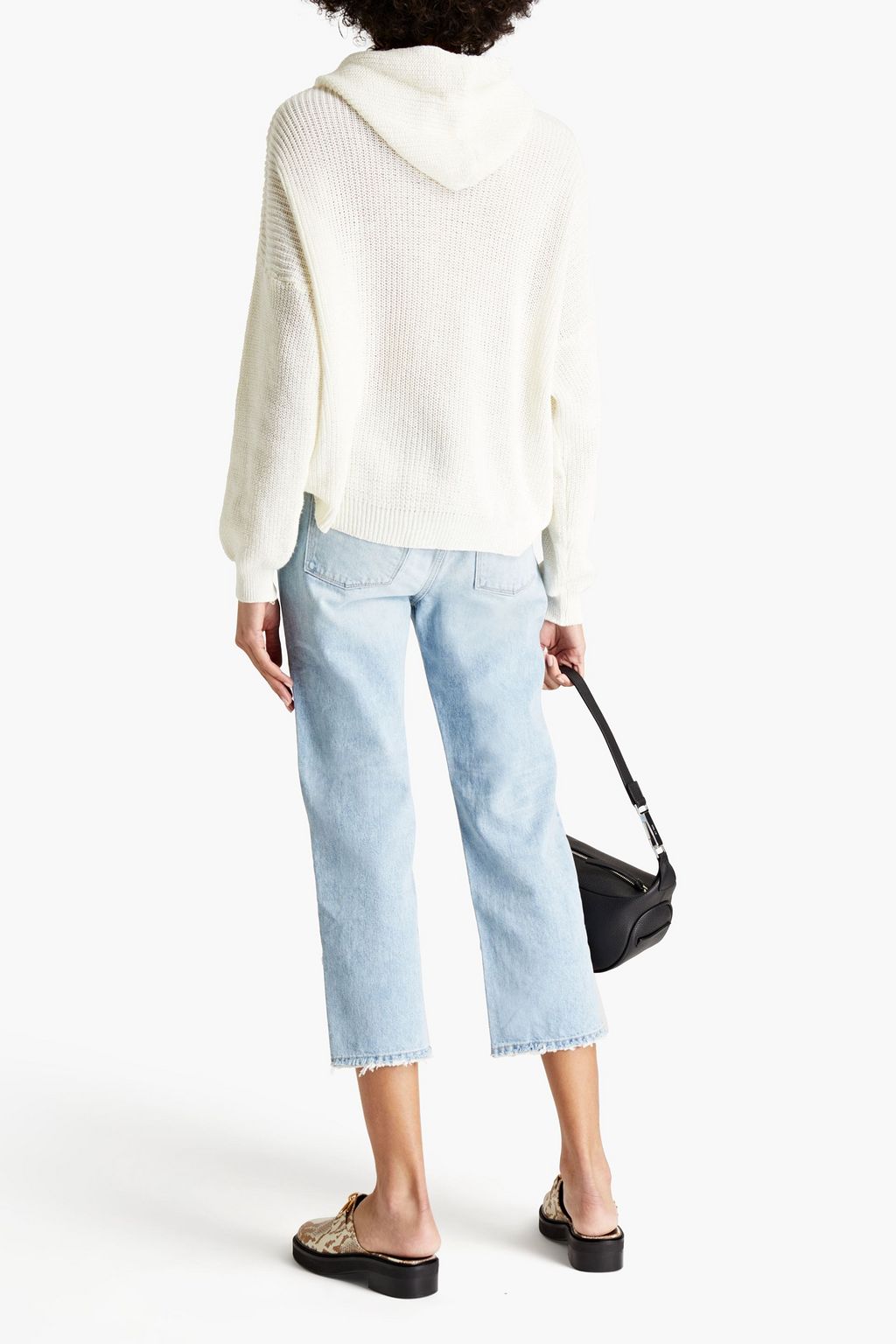 DL1961 Cropped high-rise straight-leg jeans