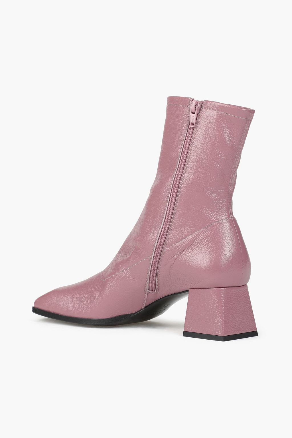 BY FAR Malik textured-leather ankle boots