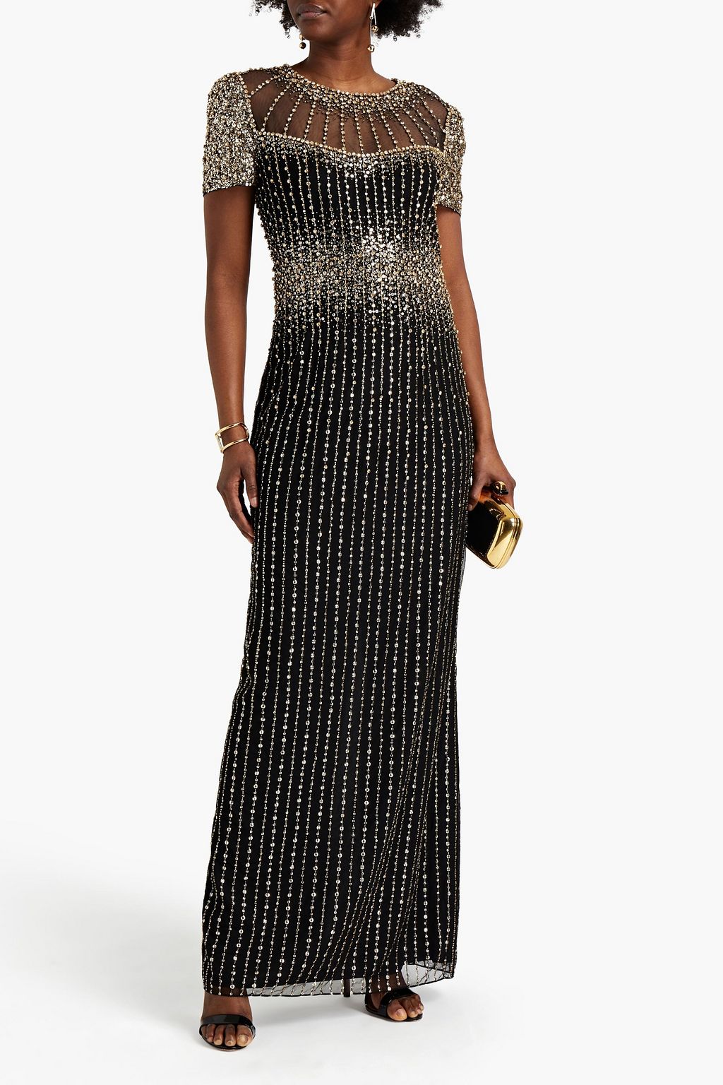 JENNY PACKHAM Embellished tulle gown