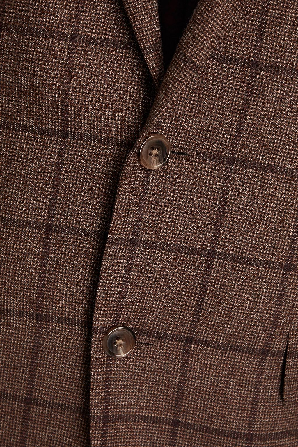CORNELIANI Checked wool blazer