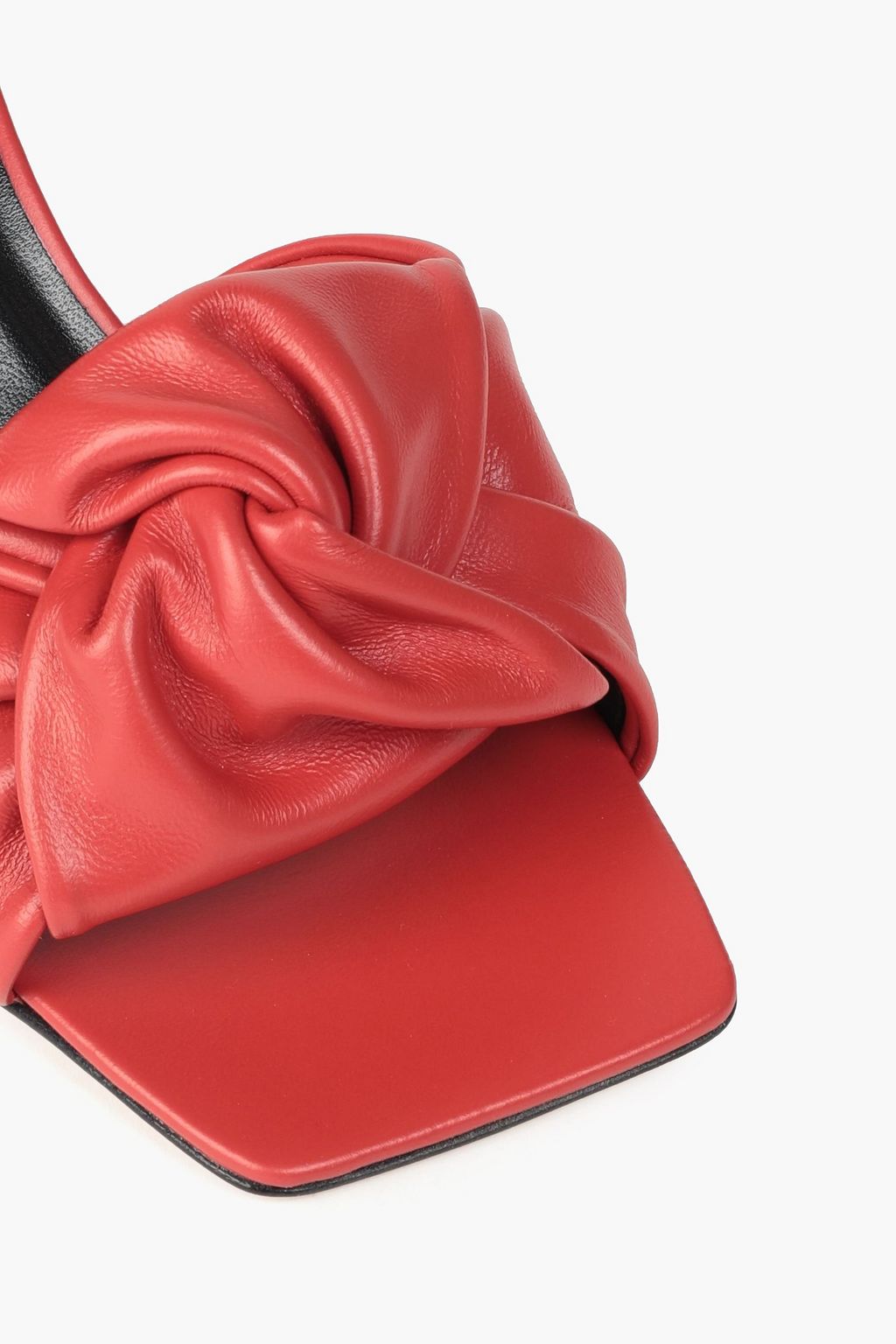 BY FAR Lana twisted leather mules