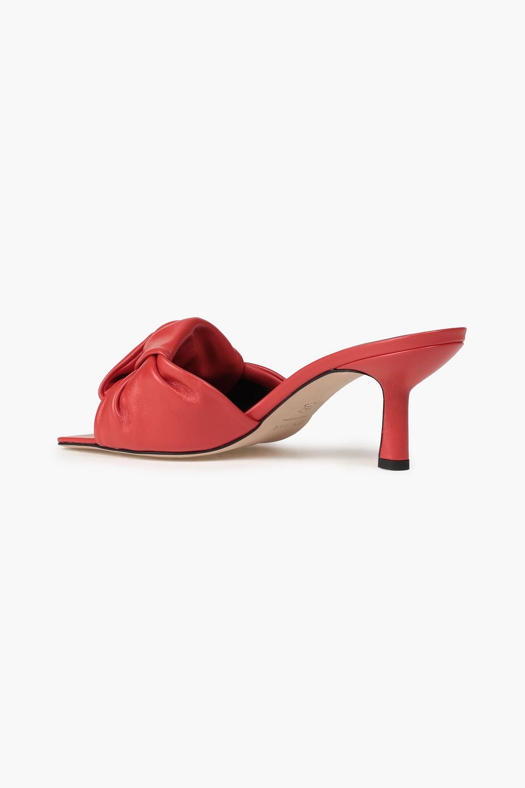 BY FAR Lana twisted leather mules