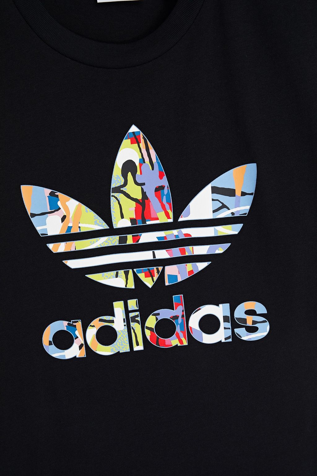 ADIDAS ORIGINALS Printed cotton-jersey T-shirt