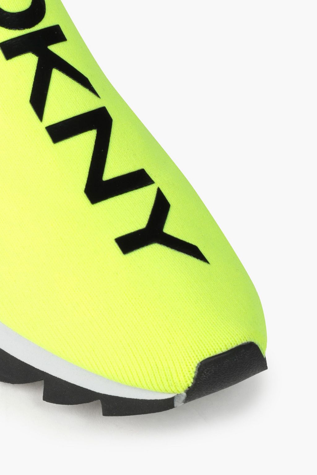 DKNY Logo-print stretch-knit sneakers