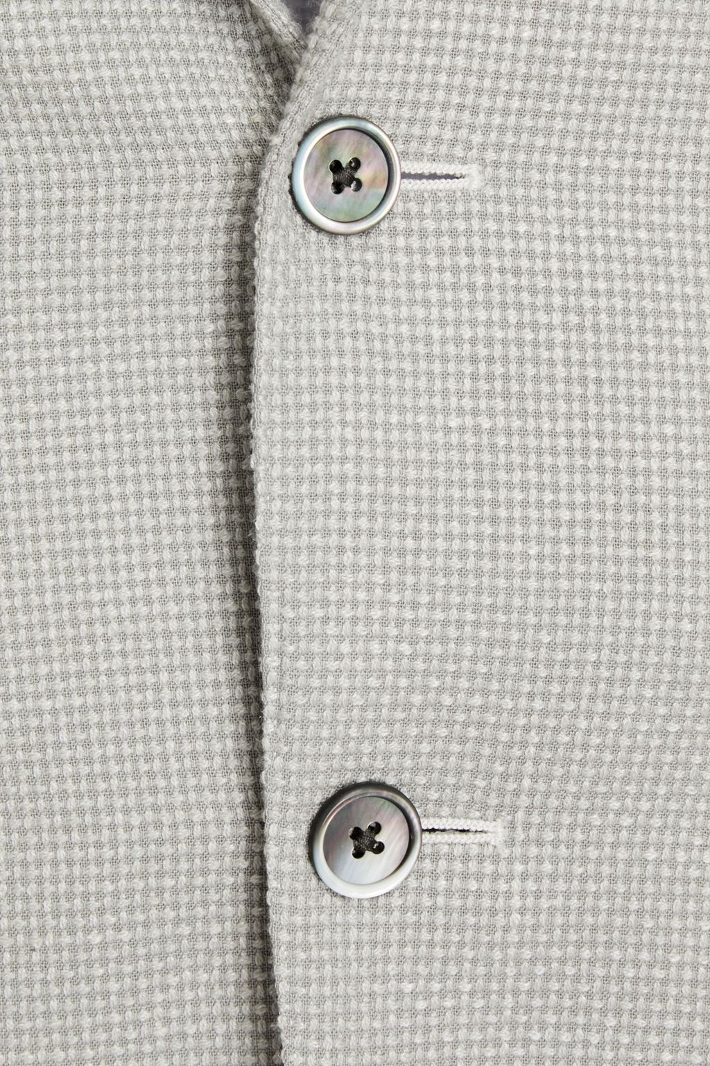 CORNELIANI Wool, linen and silk-blend tweed blazer