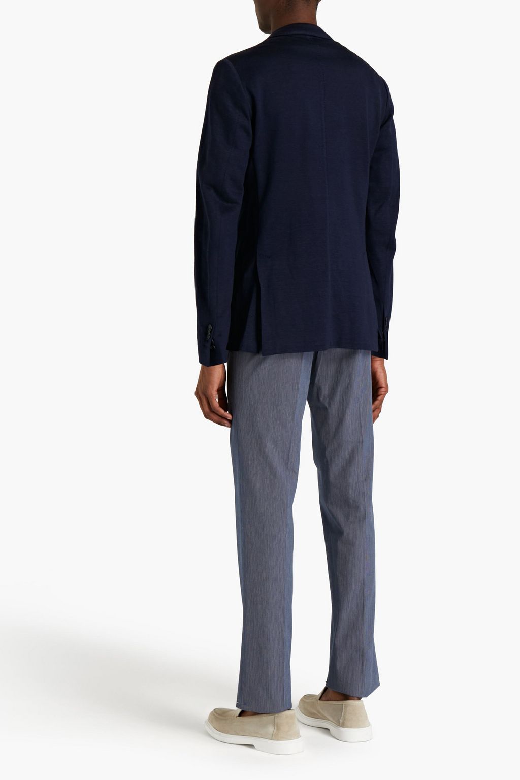 CORNELIANI ID Linen and cotton-blend blazer