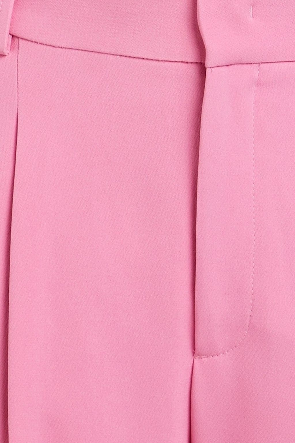 REDVALENTINO بنطلون من الكريب بقصة مدببة مزين بكسرات