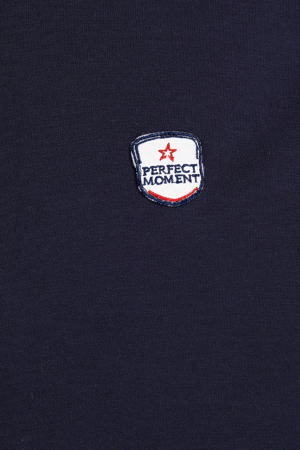 PERFECT MOMENT Cotton-jersey zip-up hoodie