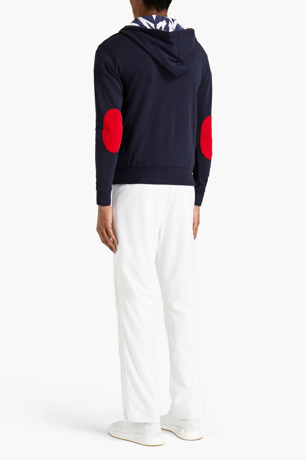 PERFECT MOMENT Cotton-jersey zip-up hoodie