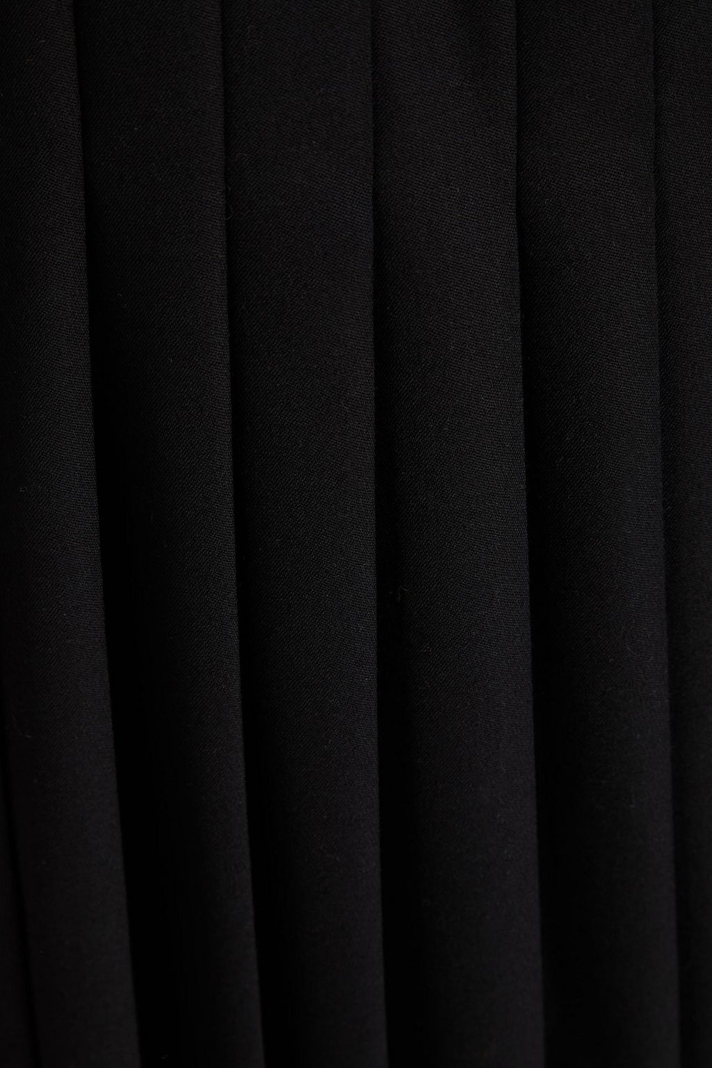 TOD'S Pleated wool skirt