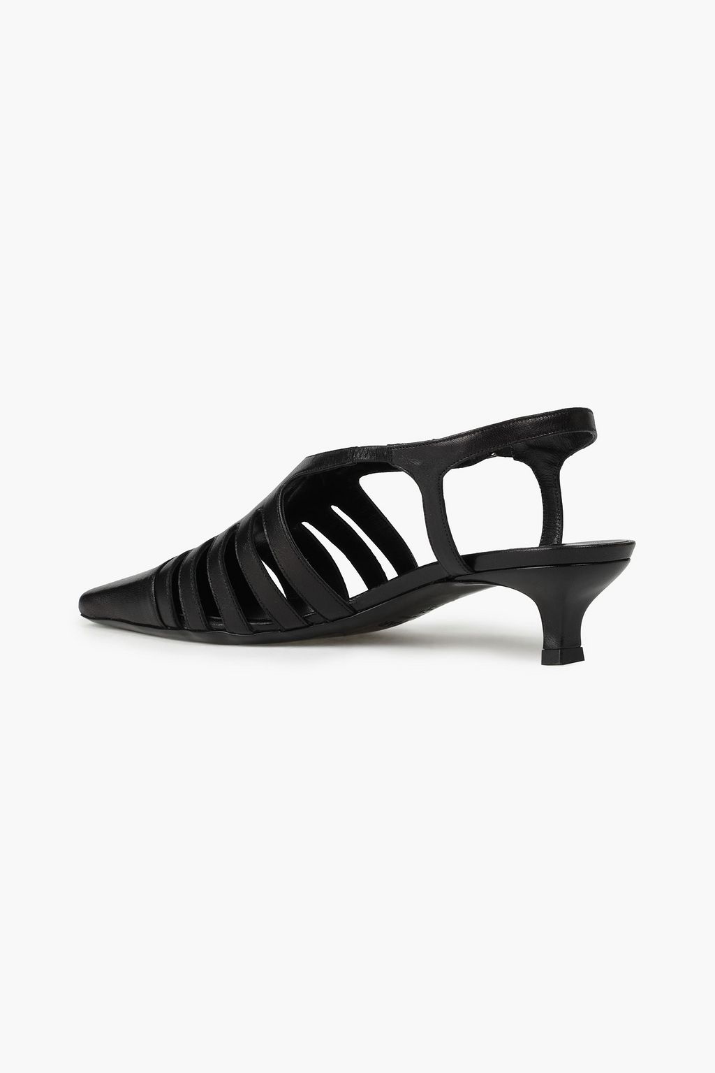 BY FAR Savannah cutout leather pumps