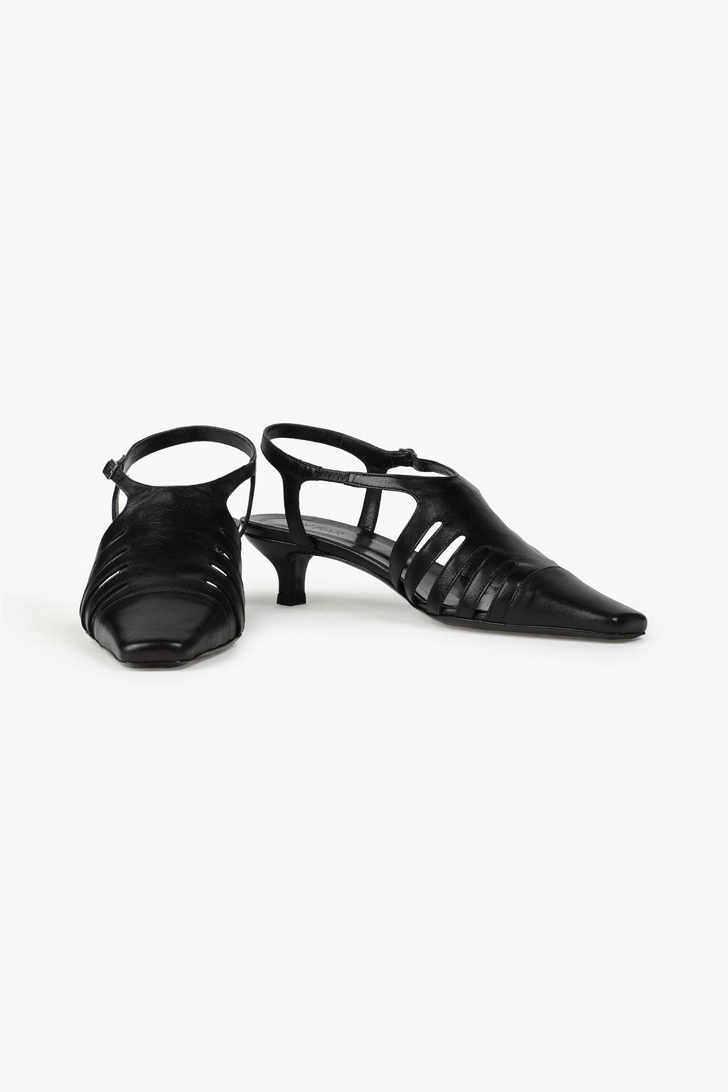 BY FAR Savannah cutout leather pumps