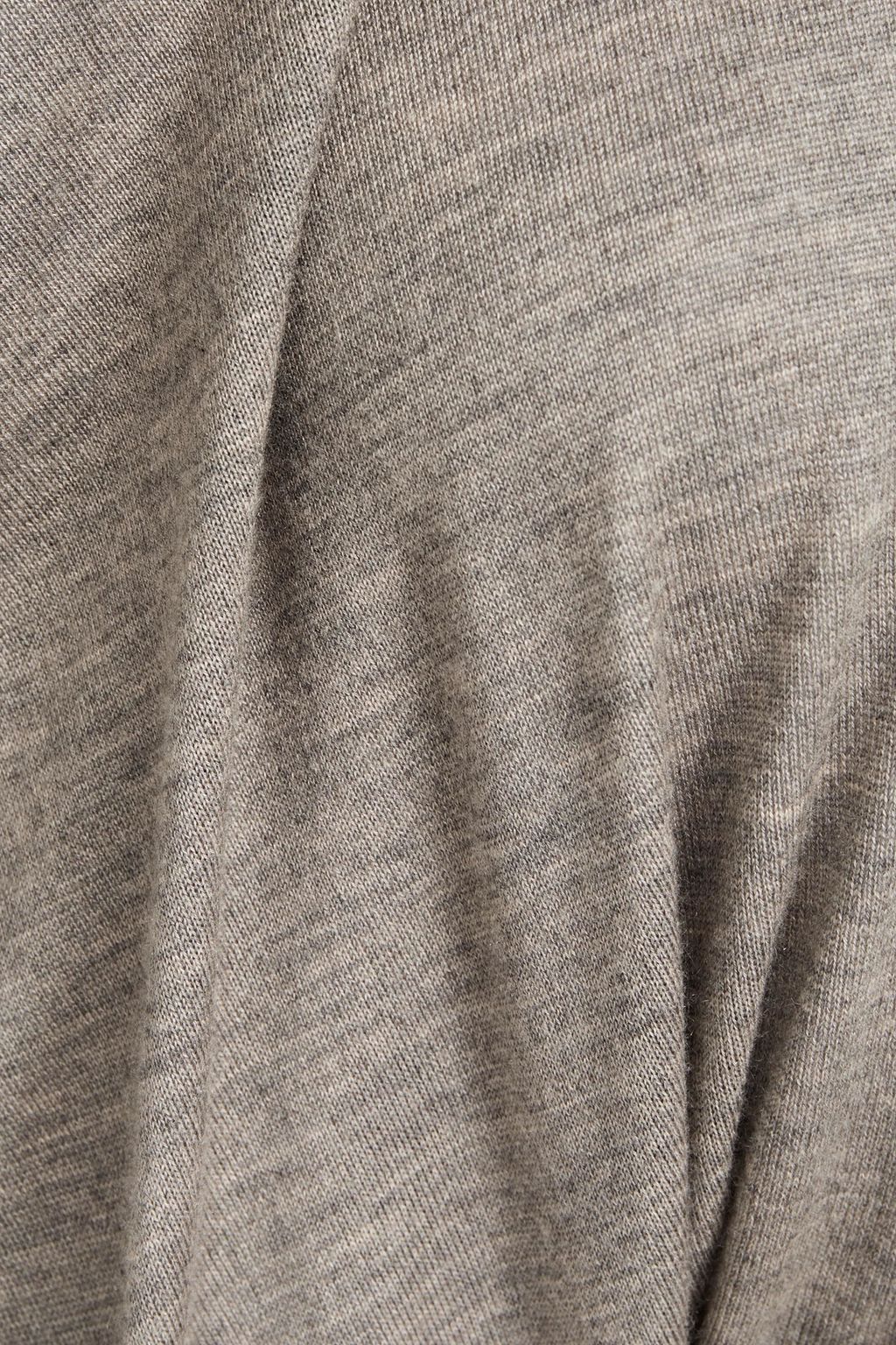 TOM FORD Off-the-shoulder cashmere and silk-blend sweater