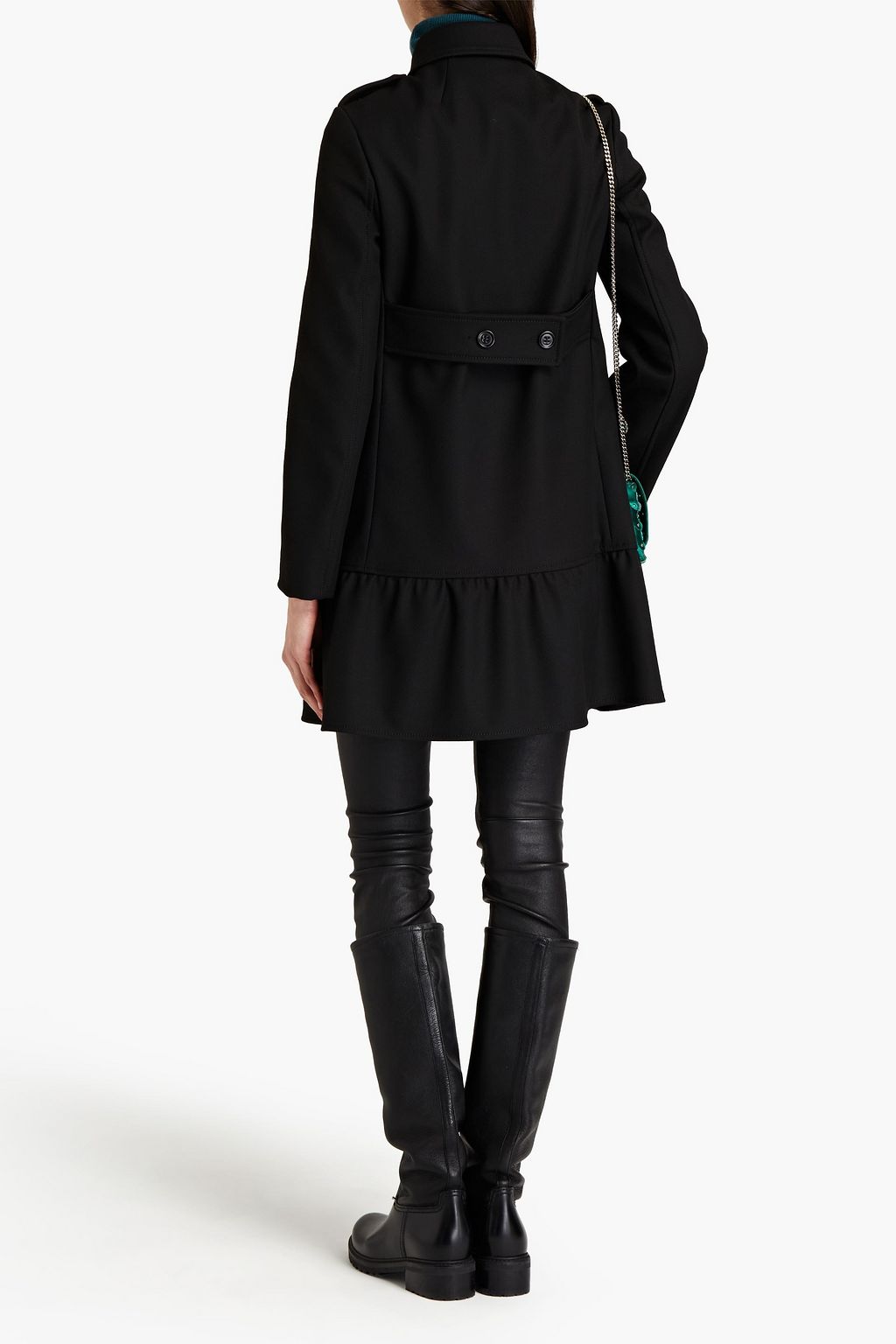 REDVALENTINO Double-breasted drill coat