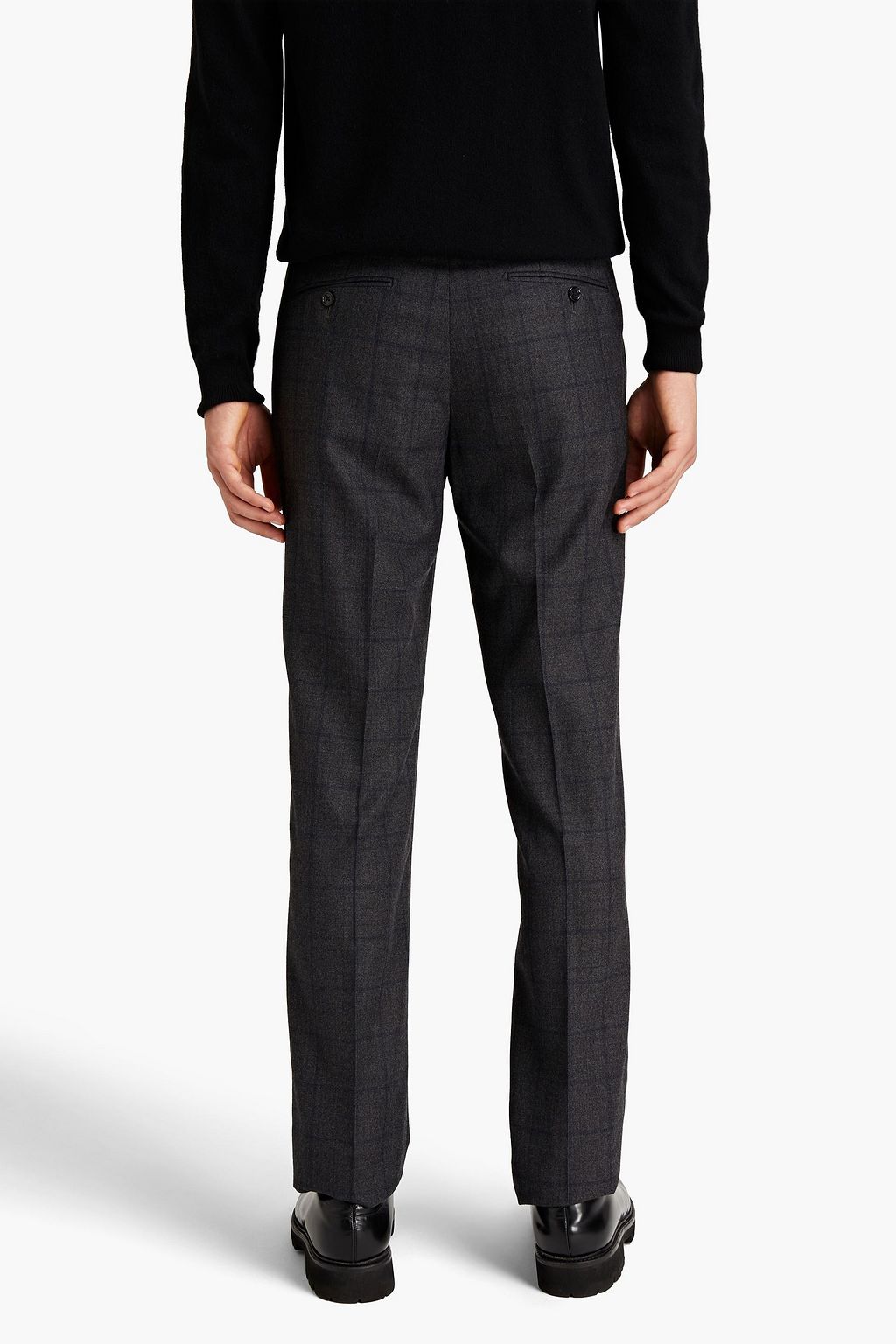 CORNELIANI Slim-fit checked wool suit