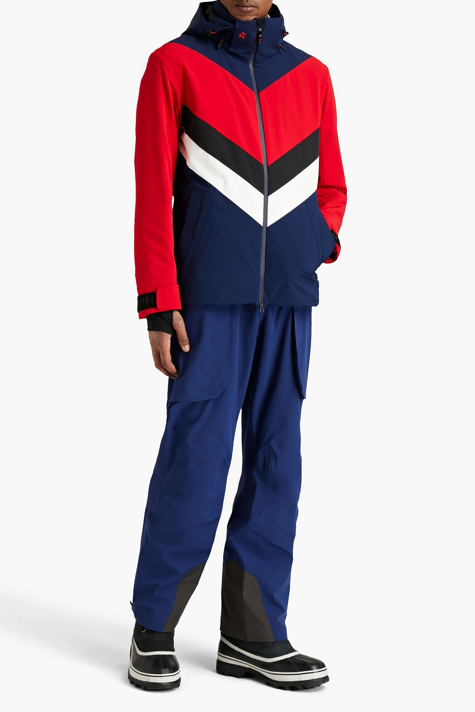 Perfect Moment Man Felix Colour-block Hooded Jacket