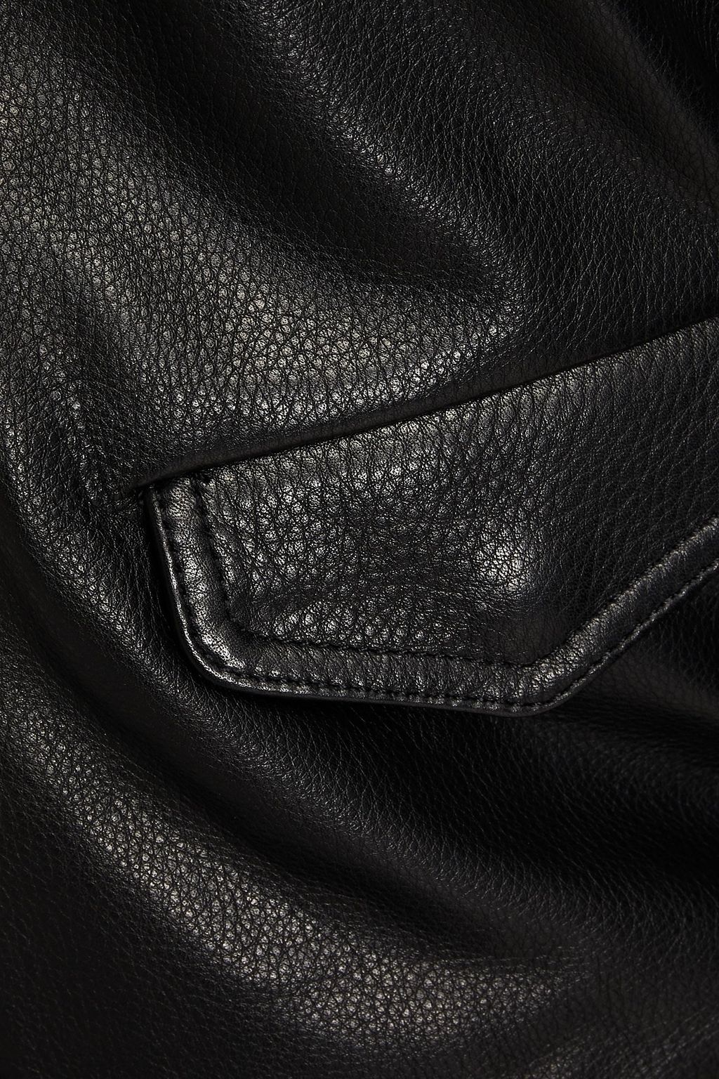 RICK OWENS Leather biker jacket