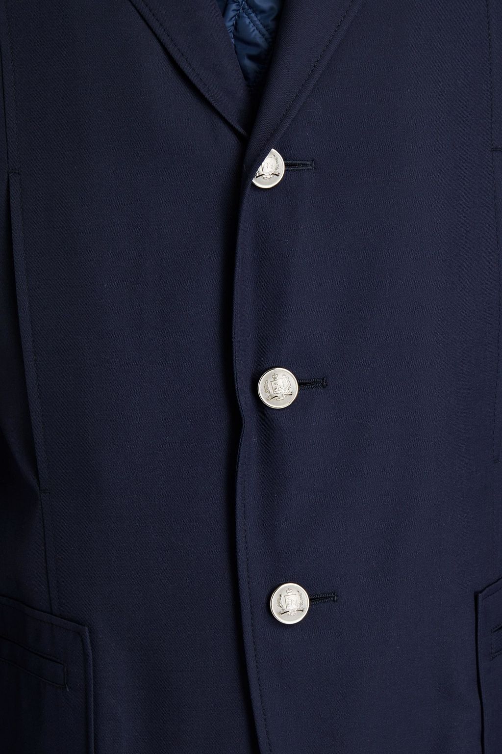 CORNELIANI ID Cotton, wool and silk-blend twill blazer