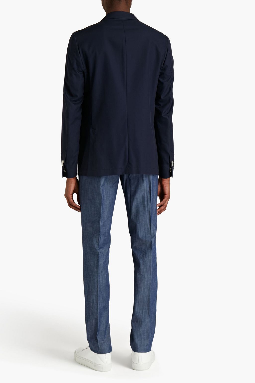 CORNELIANI ID Cotton, wool and silk-blend twill blazer