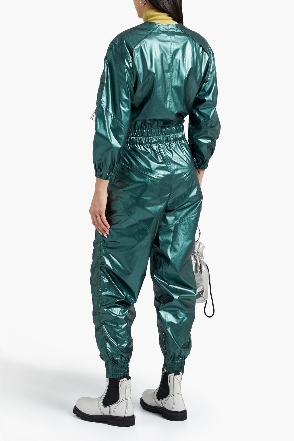 ISABEL MARANT Athina coated-cotton jumpsuit