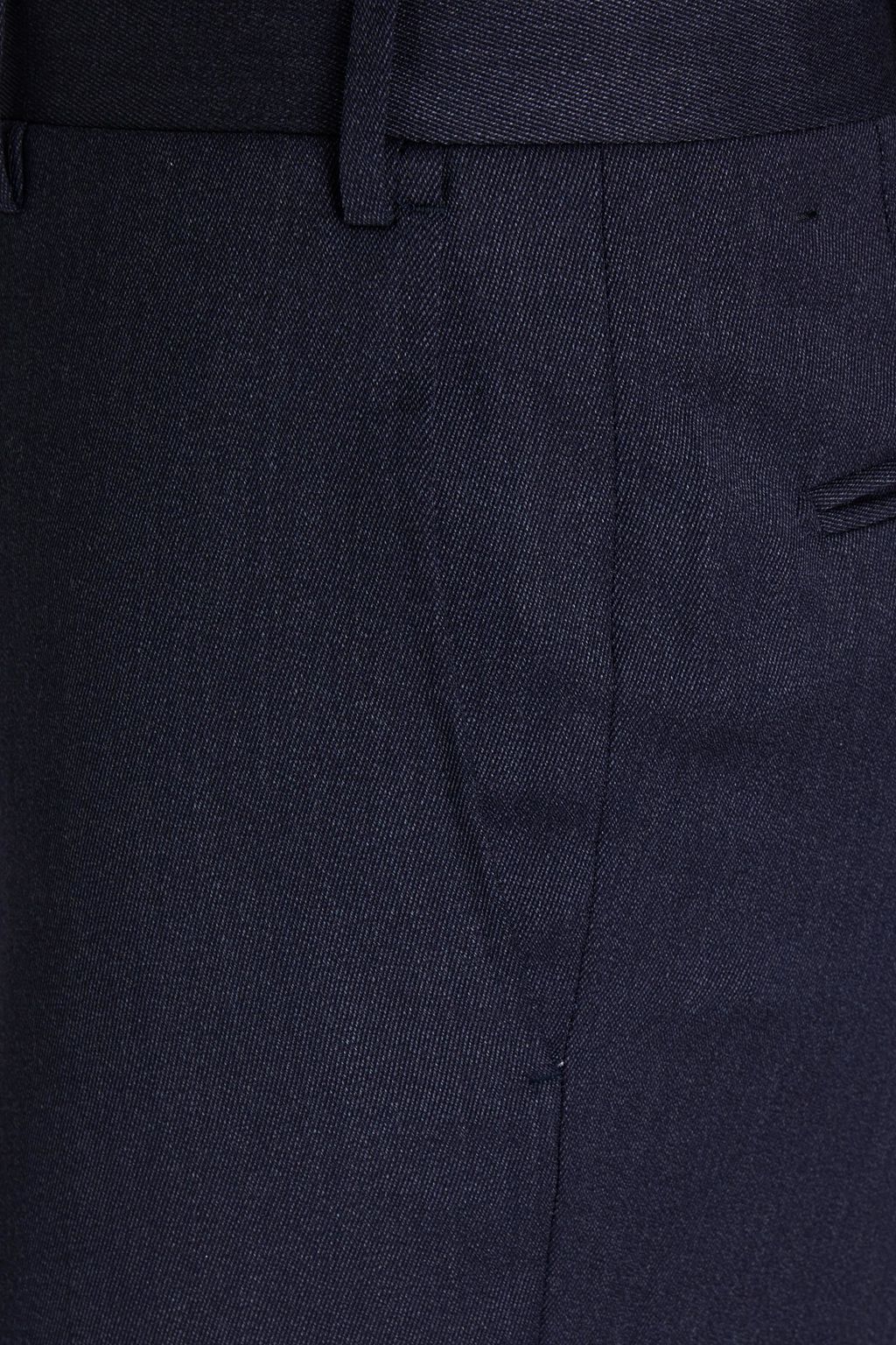 CORNELIANI Mélange wool-twill pants