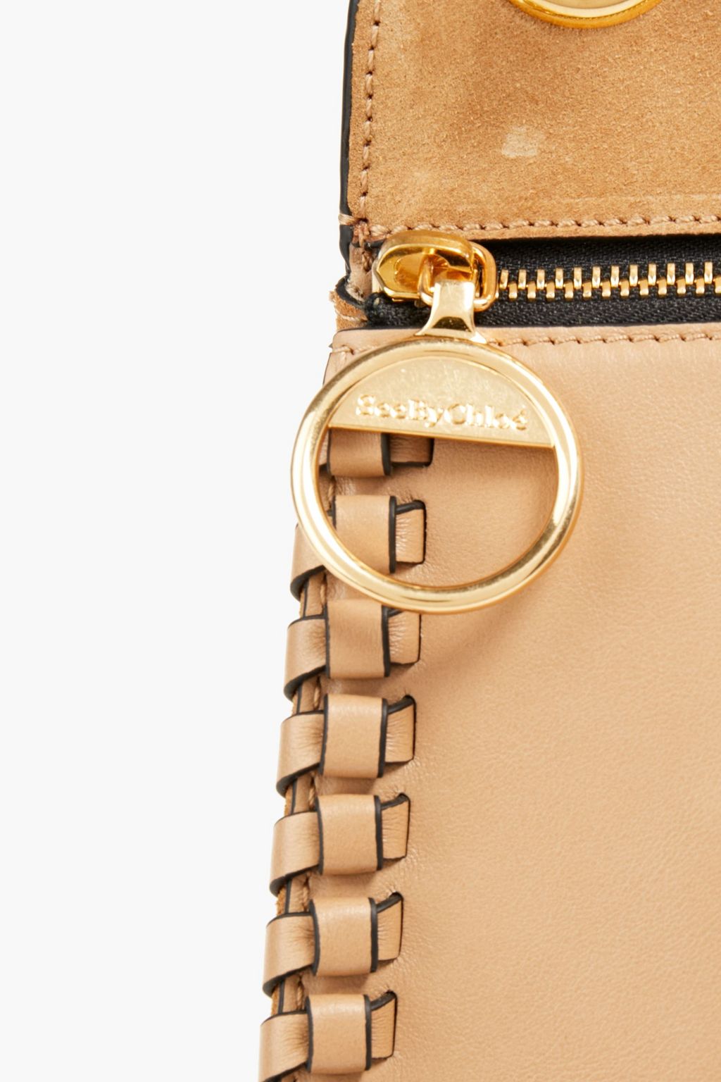 SEE BY CHLOÉ Tilda leather and suede shoulder bag