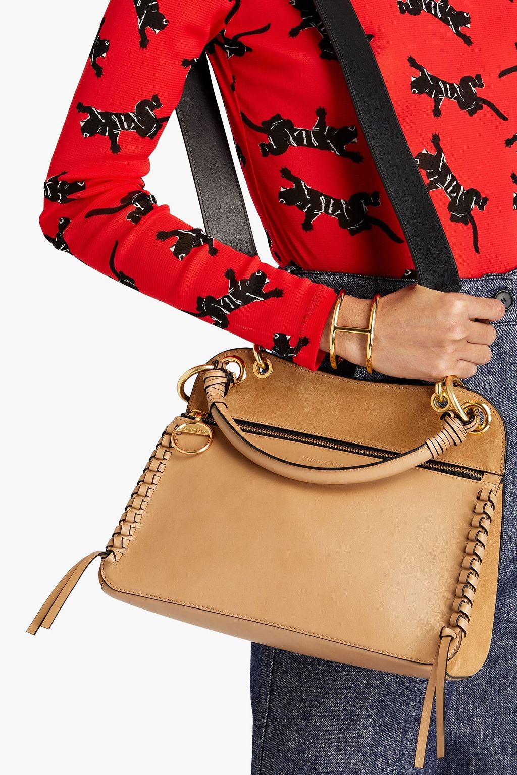 SEE BY CHLOÉ Tilda leather and suede shoulder bag