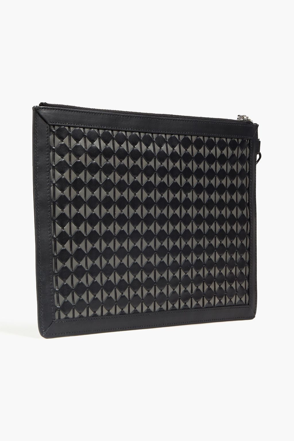 SERAPIAN Mosaico leather pouch