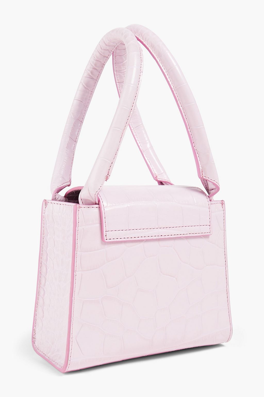 BY FAR Sabrina croc-effect leather tote