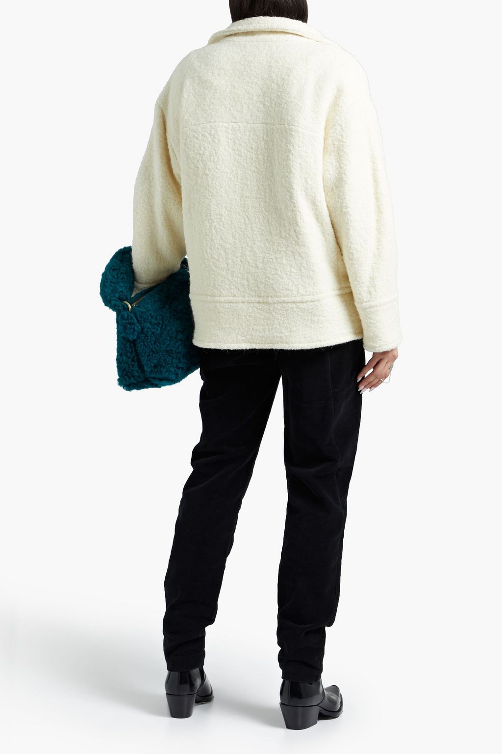 ISABEL MARANT Derrisy velvet straight-leg pants