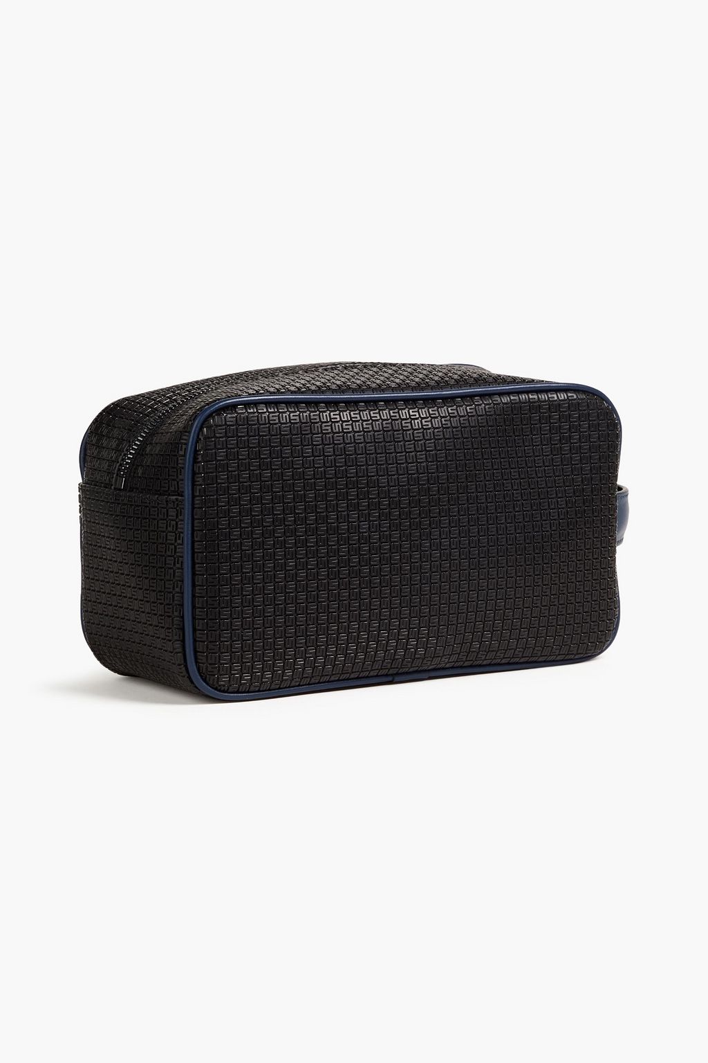 SERAPIAN Embossed leather wash bag