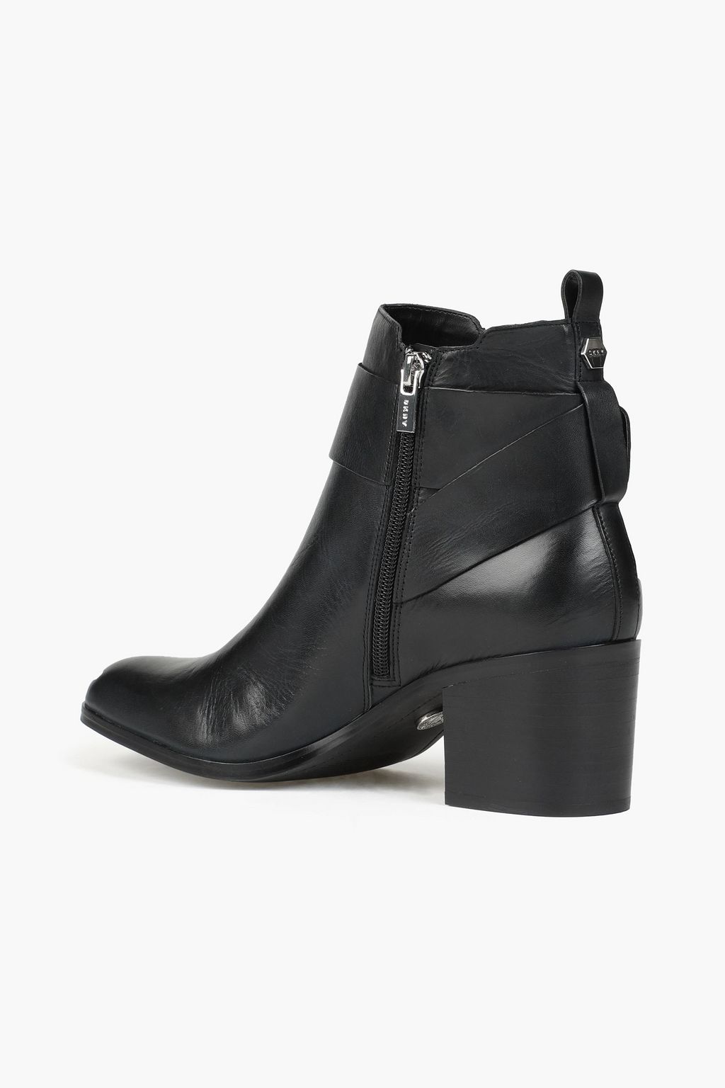 DKNY Telo buckled leather ankle boots