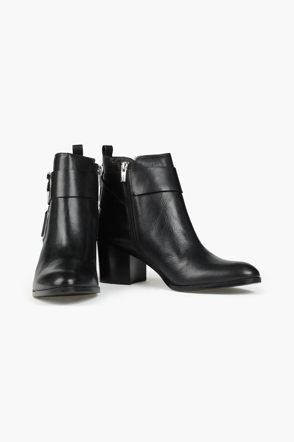 DKNY Telo buckled leather ankle boots