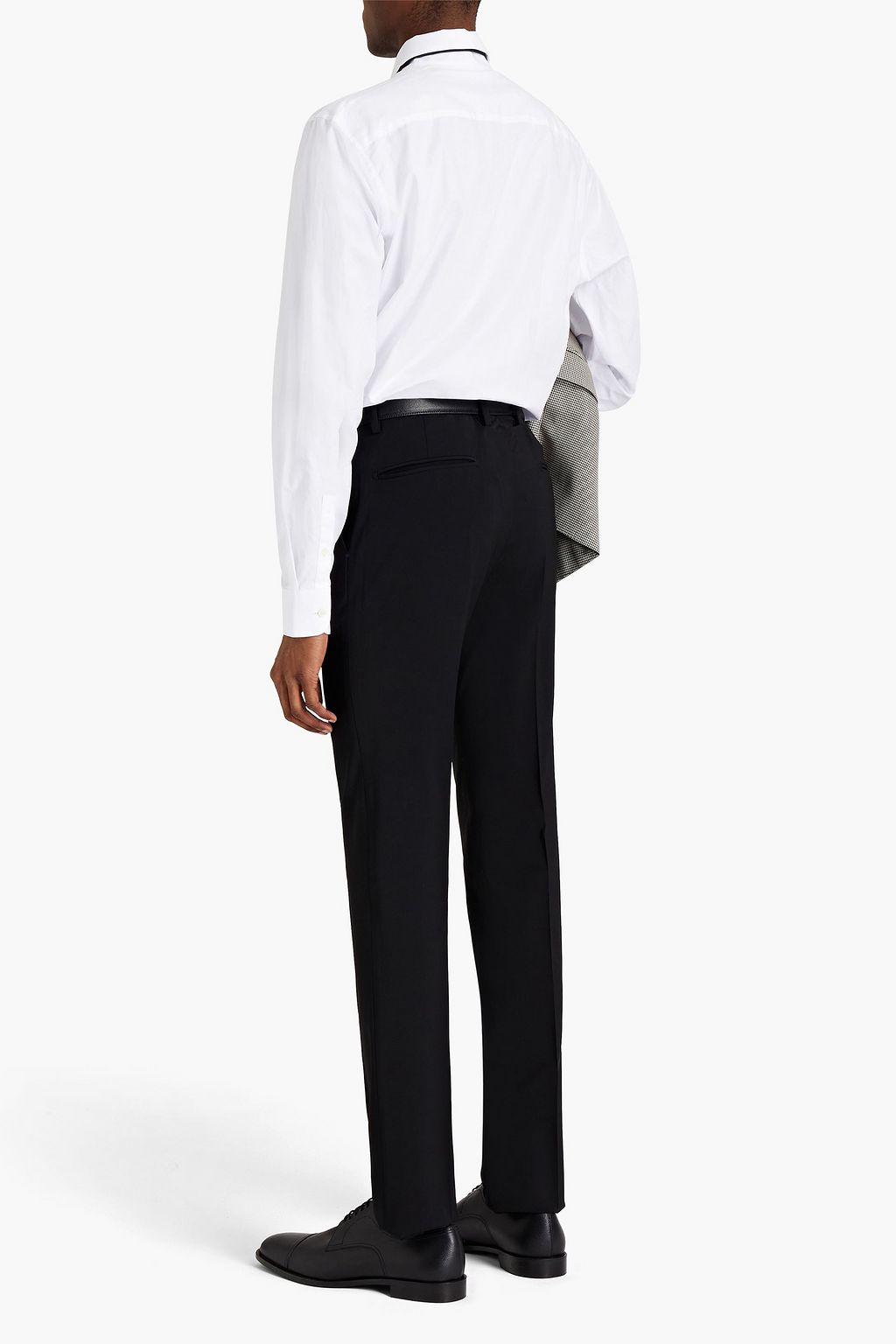 CORNELIANI Tapered wool-blend pants