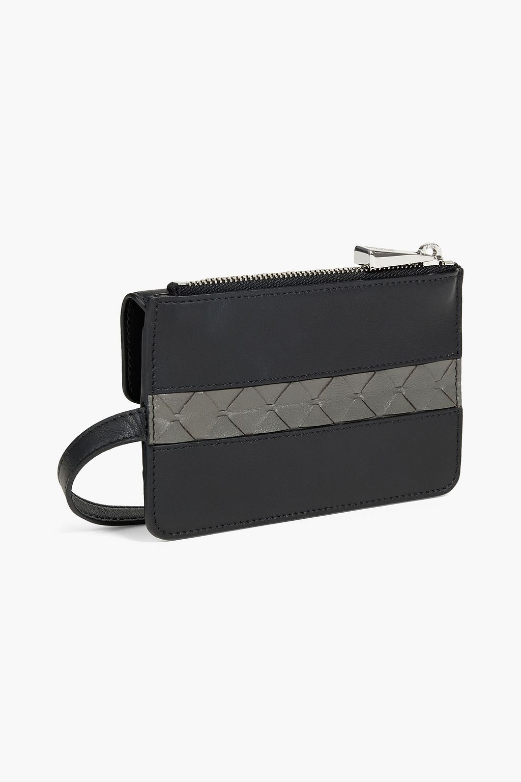 SERAPIAN Mosaico woven leather wallet