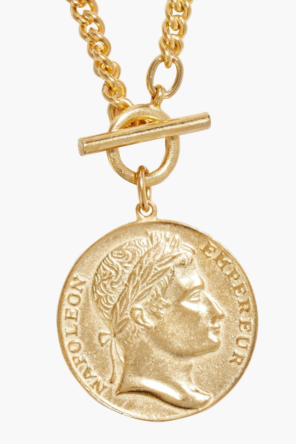 BEN-AMUN 24-karat gold-plated necklace